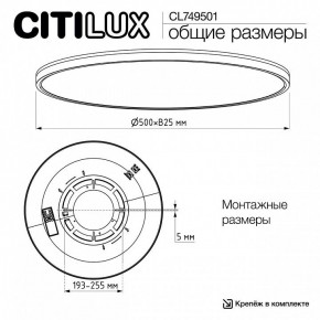 Накладной светильник Citilux NORMA CL749501 в Снежинске - snezhinsk.ok-mebel.com | фото 12