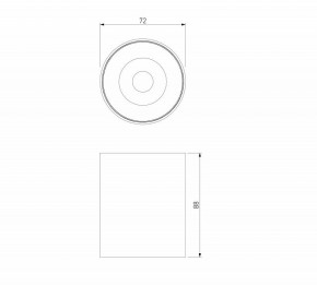 Накладной светильник Elektrostandard Primo 25116/LED в Снежинске - snezhinsk.ok-mebel.com | фото 3