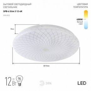 Накладной светильник Эра Slim SPB-6 Slim 3 12-4K в Снежинске - snezhinsk.ok-mebel.com | фото 2