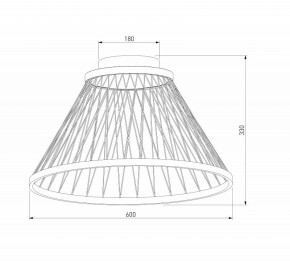 Накладной светильник Eurosvet Cesta 40019/1 LED коричневый в Снежинске - snezhinsk.ok-mebel.com | фото 4