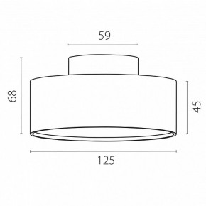 Накладной светильник Lightstar Acuto 215947 в Снежинске - snezhinsk.ok-mebel.com | фото 3