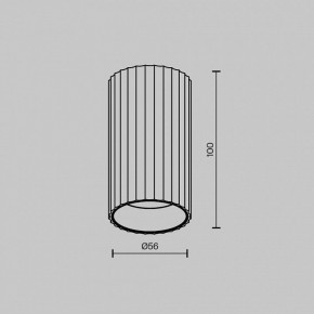 Накладной светильник Maytoni Calipso C106CL-01-GU10-W в Снежинске - snezhinsk.ok-mebel.com | фото 6