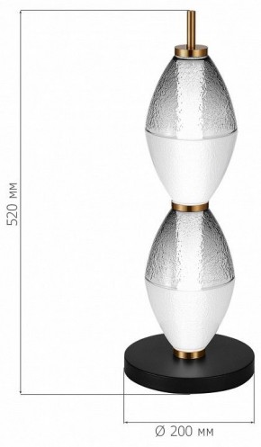 Настольная лампа декоративная ST-Luce Ice SL6130.404.12 в Снежинске - snezhinsk.ok-mebel.com | фото 3