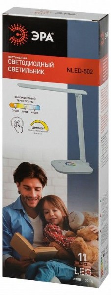 Настольная лампа офисная Эра  NLED-502-11W-W в Снежинске - snezhinsk.ok-mebel.com | фото 6
