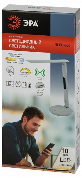 Настольная лампа офисная Эра  NLED-505-10W-W в Снежинске - snezhinsk.ok-mebel.com | фото 5