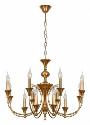 Подвесная люстра Arte Lamp Collinetta A4094LM-12PB в Снежинске - snezhinsk.ok-mebel.com | фото 2