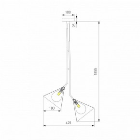Подвесная люстра Eurosvet Enigma 70161/3 черный в Снежинске - snezhinsk.ok-mebel.com | фото 4