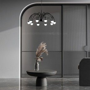 Подвесная люстра Eurosvet Ragno 90034/10 LED черный в Снежинске - snezhinsk.ok-mebel.com | фото 4