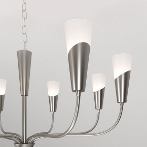 Подвесная люстра Eurosvet Rhyton 60167/8 никель в Снежинске - snezhinsk.ok-mebel.com | фото 7