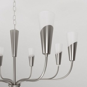 Подвесная люстра Eurosvet Rhyton 60167/8 никель в Снежинске - snezhinsk.ok-mebel.com | фото 8