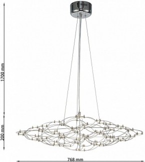 Подвесная люстра Favourite Thinner 4305-8P в Снежинске - snezhinsk.ok-mebel.com | фото 5