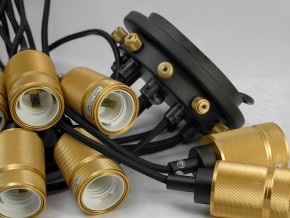 Подвесная люстра Lussole Shirley LSP-9869 в Снежинске - snezhinsk.ok-mebel.com | фото 3