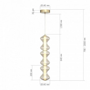 Подвесная люстра ST-Luce SPINE SL6136.213.01 в Снежинске - snezhinsk.ok-mebel.com | фото 4