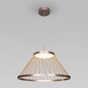Подвесной светильник Eurosvet Cesta 40017/1 LED коричневый в Снежинске - snezhinsk.ok-mebel.com | фото 2