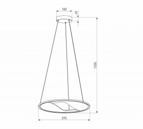 Подвесной светильник Eurosvet Occhio 40027/1 LED серый в Снежинске - snezhinsk.ok-mebel.com | фото 5