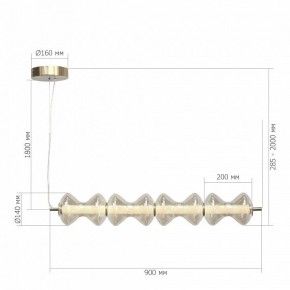 Подвесной светильник ST-Luce SPINE SL6136.223.01 в Снежинске - snezhinsk.ok-mebel.com | фото 5