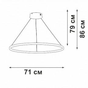 Подвесной светильник Vitaluce V2516 V2516-8/3S в Снежинске - snezhinsk.ok-mebel.com | фото 3