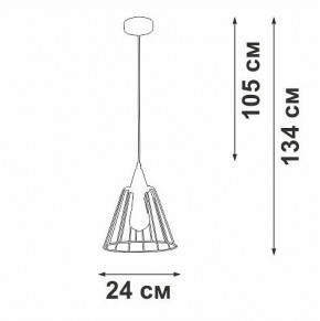 Подвесной светильник Vitaluce V2848 V2848-1/1S в Снежинске - snezhinsk.ok-mebel.com | фото 3