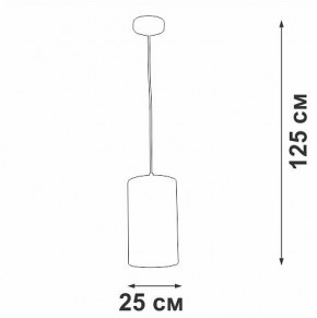 Подвесной светильник Vitaluce V2895 V2895-0/1S в Снежинске - snezhinsk.ok-mebel.com | фото 6