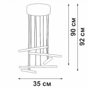 Подвесной светильник Vitaluce V3046 V3046-1/5S в Снежинске - snezhinsk.ok-mebel.com | фото 5