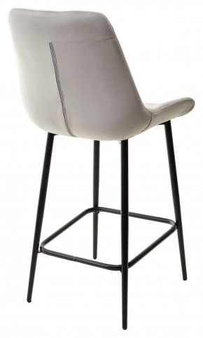 Полубарный стул ХОФМАН, цвет H-09 Светло-серый, велюр / черный каркас H=63cm М-City в Снежинске - snezhinsk.ok-mebel.com | фото 6
