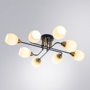 Потолочная люстра Arte Lamp Andrea A8141PL-8BK в Снежинске - snezhinsk.ok-mebel.com | фото 2