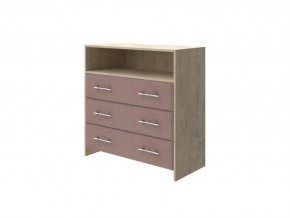 PROxSON Комод Varna (ЛДСП Бунратти+ткань Бунратти/Ultra Горячий шоколад) 90x40 в Снежинске - snezhinsk.ok-mebel.com | фото