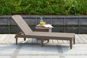 Шезлонг Джайпур (Jaipur Sun lounger) капучино в Снежинске - snezhinsk.ok-mebel.com | фото 2