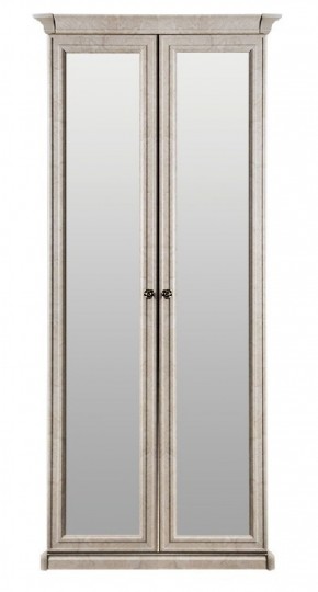 Шкаф 2-х створчатый с зеркалом Афина (крем корень) в Снежинске - snezhinsk.ok-mebel.com | фото