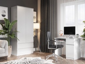 Шкаф 2-ств. с 2 ящиками "Бьянко" в Снежинске - snezhinsk.ok-mebel.com | фото 4