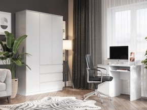 Шкаф 3-ств. с 3 ящиками "Бьянко" в Снежинске - snezhinsk.ok-mebel.com | фото 4
