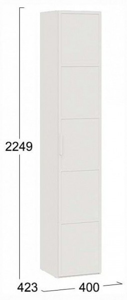 Шкаф для белья Стелла Исп.2 в Снежинске - snezhinsk.ok-mebel.com | фото 4