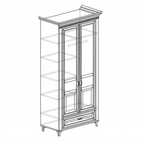 Шкаф для одежды 2-х дверный №471 Марлен Кремовый белый в Снежинске - snezhinsk.ok-mebel.com | фото 2