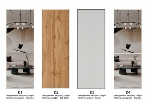 Шкаф-купе 1400 серии SOFT D1+D3+B2+PL1 (2 ящика+1штанга) профиль «Графит» в Снежинске - snezhinsk.ok-mebel.com | фото 9