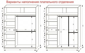 Шкаф-купе 1800 серии SOFT D8+D2+B2+PL4 (2 ящика+F обр.штанга) профиль «Графит» в Снежинске - snezhinsk.ok-mebel.com | фото 8