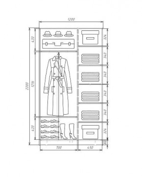 Шкаф-купе ХИТ 22-4-12-66 (420) в Снежинске - snezhinsk.ok-mebel.com | фото 5