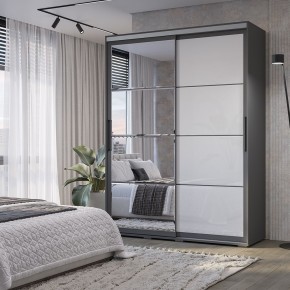 Шкаф-купе Крафт-6 1.6 м ШКК-06 (графит) в Снежинске - snezhinsk.ok-mebel.com | фото