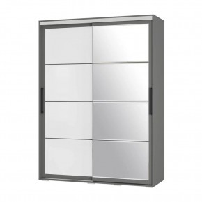 Шкаф-купе Крафт-6 1.6 м ШКК-06 (графит) в Снежинске - snezhinsk.ok-mebel.com | фото 3