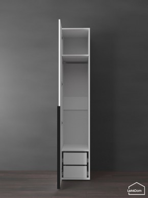 Шкаф Linnea MHR-1-3 2050х400х510 (Белый-М 11.1.2) в Снежинске - snezhinsk.ok-mebel.com | фото 6