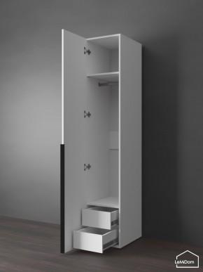 Шкаф Linnea MHR-1-3 2050х400х510 (Белый-М 11.1.2) в Снежинске - snezhinsk.ok-mebel.com | фото 7