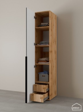 Шкаф Linnea MHR-1-4 2050х400х510 (ДВ-М 11.1.25) в Снежинске - snezhinsk.ok-mebel.com | фото 5