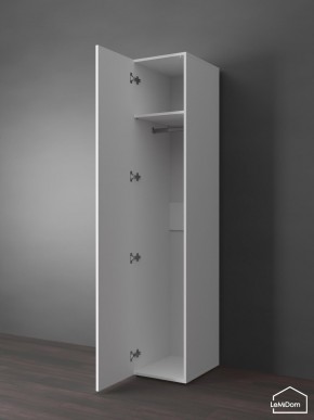 Шкаф Linnea MHR-1PO 2050х400х510 (Белый-М 11.1.2) в Снежинске - snezhinsk.ok-mebel.com | фото 4
