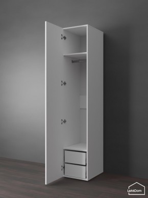 Шкаф Linnea MHR-1PO-3 2050х400х510 (Белый-М 11.1.2) в Снежинске - snezhinsk.ok-mebel.com | фото 4