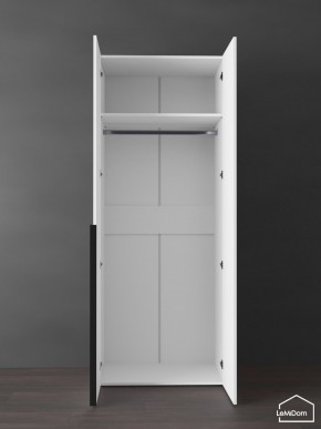 Шкаф Linnea MHR-2 2050х800х510 (Белый-М 11.1.2) в Снежинске - snezhinsk.ok-mebel.com | фото 4