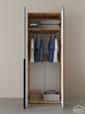 Шкаф Linnea MHR-2 2050х800х510 (ДВ-М 11.1.25) в Снежинске - snezhinsk.ok-mebel.com | фото 4