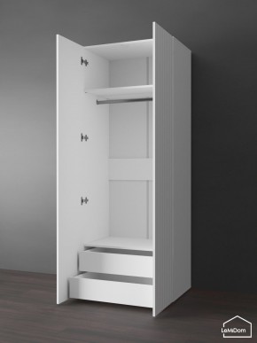 Шкаф Linnea MHR-2PO-3 2050х800х510 (Белый-М 11.1.2) в Снежинске - snezhinsk.ok-mebel.com | фото 5