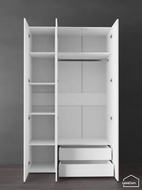 Шкаф Linnea MHR-3PO-2 2050х1200х510 (Белый-М 11.1.2) в Снежинске - snezhinsk.ok-mebel.com | фото 5