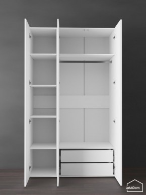 Шкаф Linnea MHR-3PO-2 2050х1200х510 (Белый-М 11.1.2) в Снежинске - snezhinsk.ok-mebel.com | фото 6