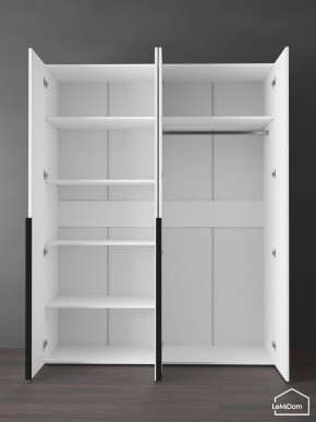 Шкаф Linnea MHR-4-1 2050х1600х510 (Белый-М 11.1.1) в Снежинске - snezhinsk.ok-mebel.com | фото 4