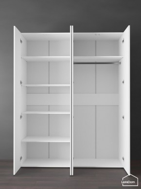 Шкаф Linnea MHR-4PO-1 2050х1600х510 (Белый-М 11.1.1) в Снежинске - snezhinsk.ok-mebel.com | фото 4